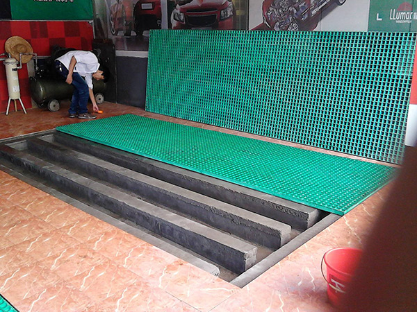 洗车房专用玻璃钢格栅图片2