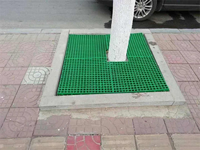 树篦子专用玻璃钢格栅案例图片2